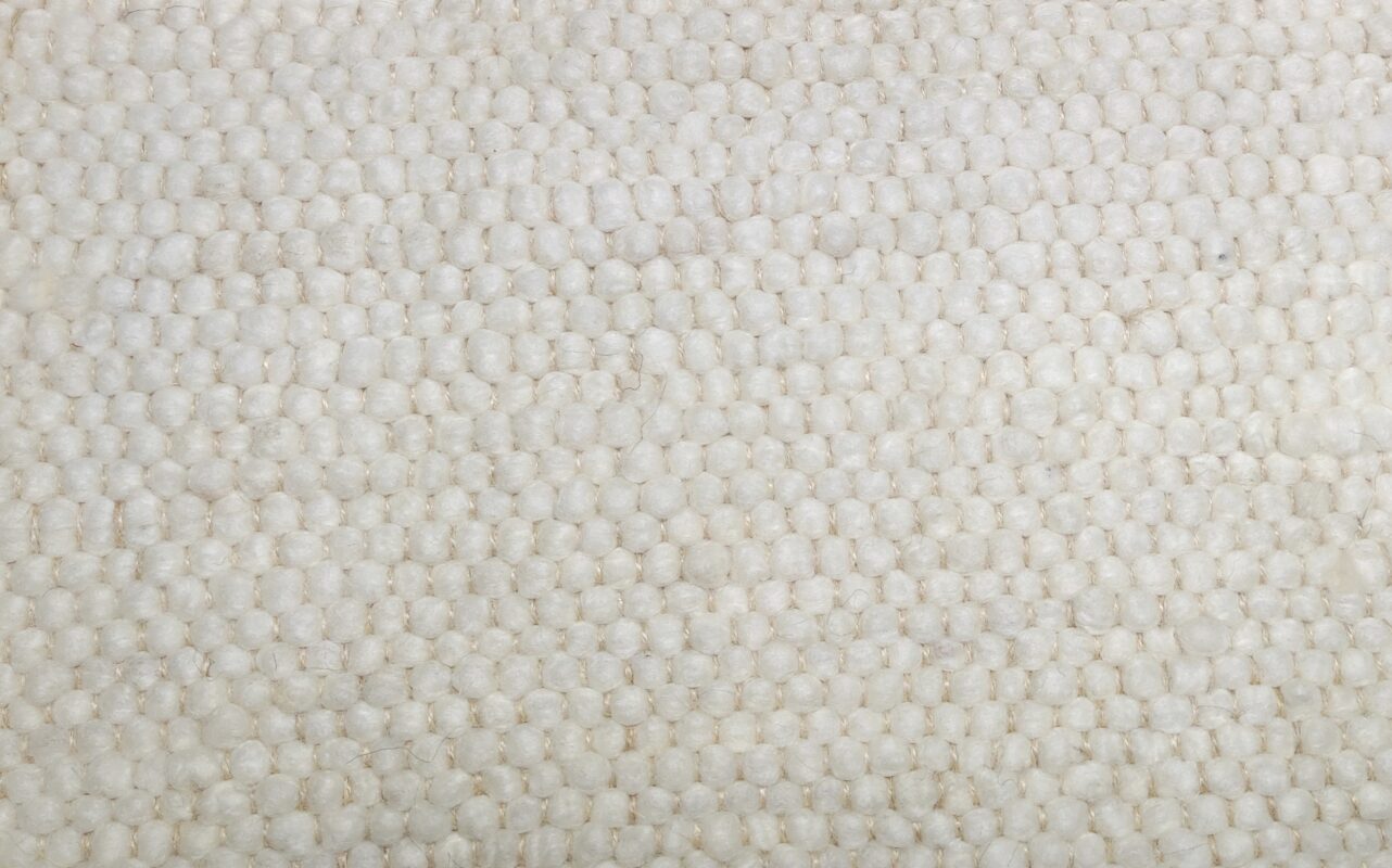 Wool carpet, white, N.Zealand wool